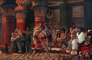 Fritidssysselsättning i det antika Egypten av Lawrence Alma Tadema